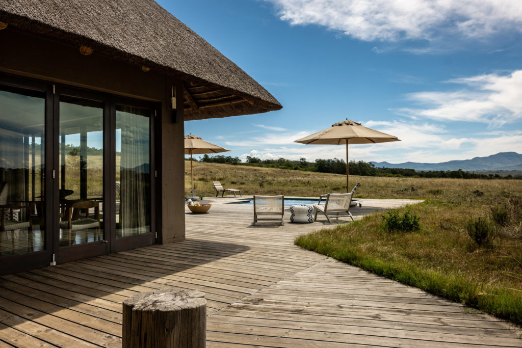 Ulubisi House Gondwana Private Game Reserve terrace with pool